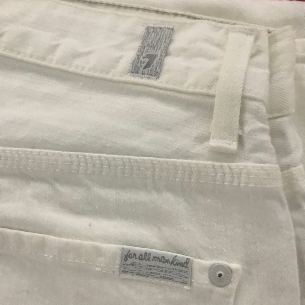 7 for all mankind White Slimmy Jean